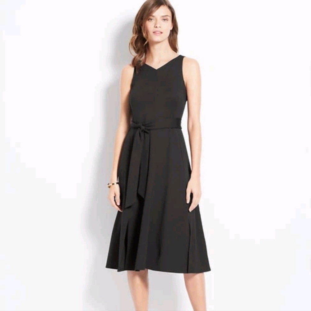 NWT Ann Taylor Black Backless Dress Women's Size 6